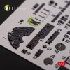 KELIK K48108 P-38F Lightning - interior 3D decals for Academy kit 1/48
